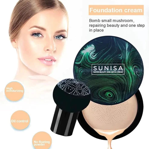 SUNISA® 3 in 1 Air Cushion Waterproof foundation CC Cream (🔥Hot-Selling🔥)